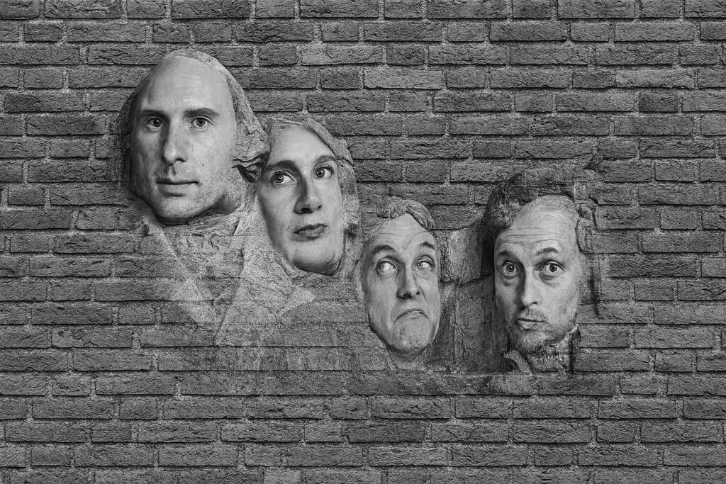 Die Spieler*innen durchbrechen die Mauer